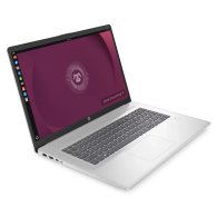 HP 17P N100 - 17,3 Pouces (~43,94 cm) - Intel® N100  - 4 Go - 128 Go - Ordinateur portable Linux - Linux Shop